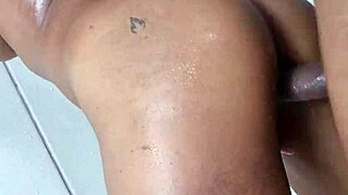 brother sneaks into my shower grabs juicy pussy for wet bath fun together with big cock