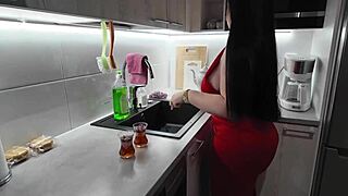 juicy teen neighbor deepthroats balls licks wet pussy slut style homemade