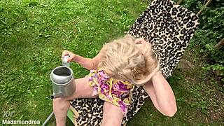 whoa, seduced to a massive orgasm just by that teasing watering can... 💦😩