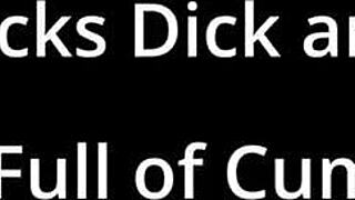 minnie rose deepthroats cock backstage before creampie blast in latex domination