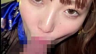 Chubby cosplay babe's massive tits tempt hidden cumshot!