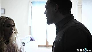 perv stepdad punishes petite teen thief with rough fuck!!