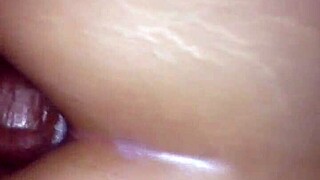 Yo babe 😍 homemade pounding sexy Thai girl's tight ass with huge cock 🍆💦