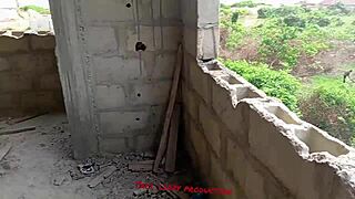 homeless girl takes rough 3some fuck from two street boys complete