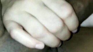wife sucks big black cock like pacifier homemade interracial pov