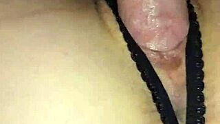 i love how these gloves feel while i milk this hard cock as a horny milf wife