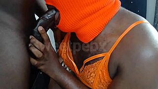 my boyfriend pounds my ass bareback until creampie explosion