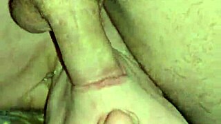 i love how these gloves feel while i milk this hard cock as a horny milf wife