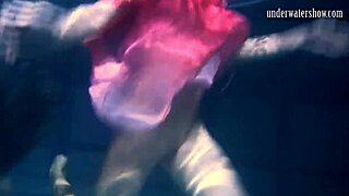 imagine us russian lesbians kissing underwater by the pool