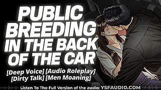 Whimpering in the theater backrow as boyfriend breeds me publicly with dirty talk