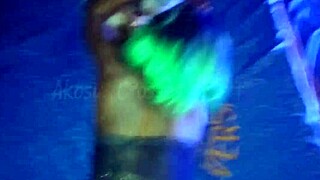 My hot trainer fucks me and my girlfriend with his huge black cock in lingerie POV