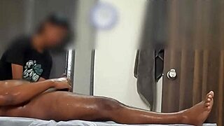 spa lady you shocked by my huge cock flashing during your massage huh?