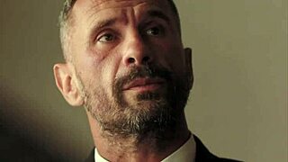 Deeper. Submissive Chanel Camryn kneels to worship dom's cock right in the restaurant shadows