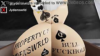 big black cock breeds cowgirl bent over in hardcore doggystyle fuck