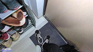 i catch friends mom jerking off she takes my virginity russian pov!