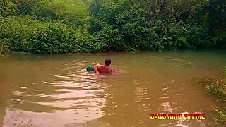 i was pounding this milf's wet shaved pussy doggystyle on the ranch road... almost got caught!!