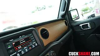 cuck hubby WATCHES latina wife serena santos RIDE big black cock