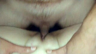 neighbors busty wife takes big cock deep in shaved wet pussy quick and hard