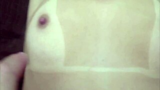 Curvy tanned wife begs to ditch condom and creampie her juicy shaved pussy.