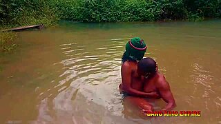 i was pounding this milf's wet shaved pussy doggystyle on the ranch road... almost got caught!!