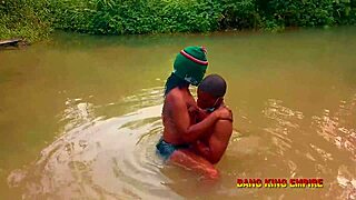 i was pounding this milf's wet shaved pussy doggystyle on the ranch road... almost got caught!!