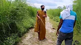 hey, you seen this indian wife getting fucked doggystyle on the ranch?