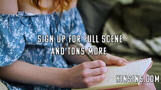 Family trains scarlet's virgin pussy raw in taboo 4some