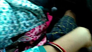 frustrated indian stepmom creampied in roadside car fuck