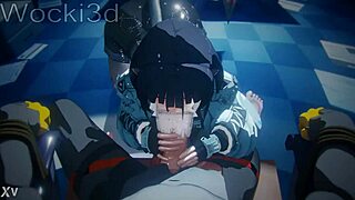 i love jane's lips slurping that monster cock in her messy blowjob