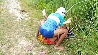 hey, you seen this indian wife getting fucked doggystyle on the ranch?