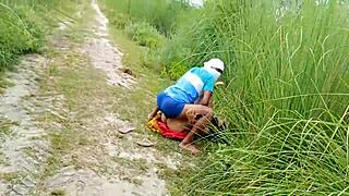 hey, you seen this indian wife getting fucked doggystyle on the ranch?