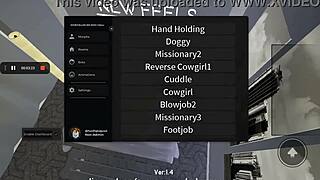 Roblox girl gets playful with her best friend till climax