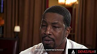 boss's huge cock destroys my tiny lesbian pussy so good