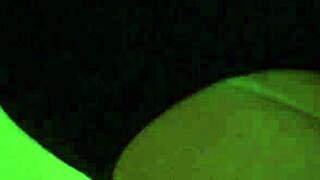 cute solo shemale teases ass and strokes cock alone at home