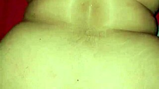 check out this chubby latina bbw couple pounding doggystyle with her small cock hubby's big ass