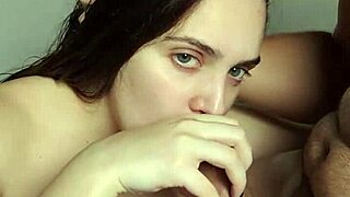 Blonde Big Ass Girlfriend Sucks Husband's Friend Deep