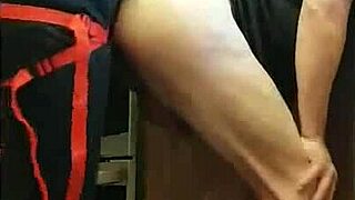 She pegs boyfriend's ass kitchen public cornfield bathroom ass to mouth