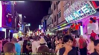 walking pattaya streets on halloween amid sexy costumes