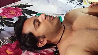 oh damn, hot big-boobed milf diya seduces servant jhonty for doggystyle pussy licking!