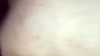 Fat european bbw ass bent over moaning on big black daddy's monster cock doggystyle interracial pounding