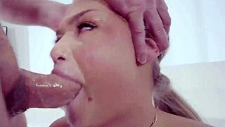 wanna see this blonde babe rim ass then get her throat facefucked hard? 