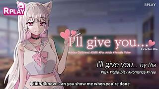 Korean Ria 18 roleplay voice with English subs