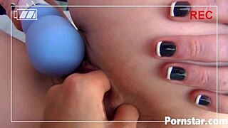 What happens when natasha voya slips into jessica ryan's bed for ass licking fingering toy play?