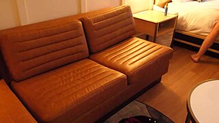 Horny hotwife slurps stranger cock then rides on vacation