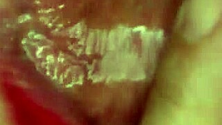 i adore the way cum lands right on her pretty smile up close