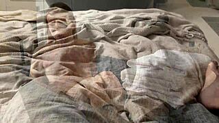 my stepsister wakes horny craving morning sex licking feet bedroom rip clothes