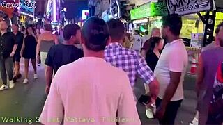 walking pattaya streets on halloween amid sexy costumes