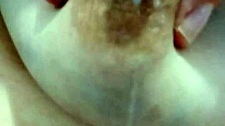 watch this italian milf squirt her hard full tit of hot milk!
