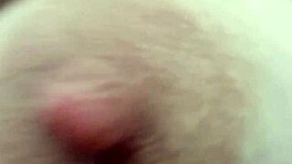 watch this italian milf squirt her hard full tit of hot milk!