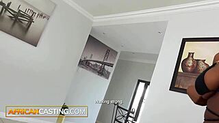 Big Tits African Teen Deepthroats BBC at Ebony Casting Interview
